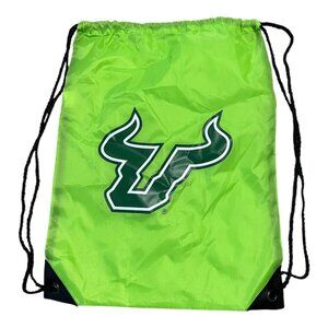 USF Bulls Drawstring Gym Sack – Neon Green Cinch Bag (2014)